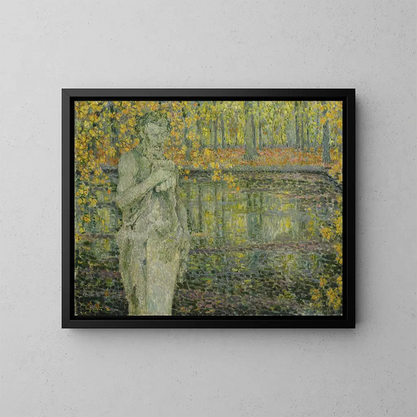 Il Vecchio Fauno - Henri Le Sidaner — quadro incorniciato alla parete