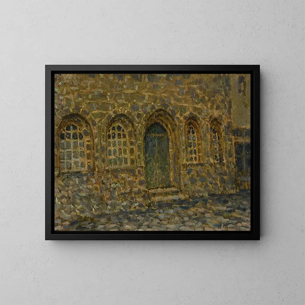 Vecchia casa di Tréguier - Henri Le Sidaner — quadro incorniciato alla parete