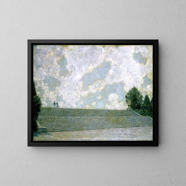 Le scale del Palazzo di Versailles - Henri Le Sidaner — quadro incorniciato alla parete