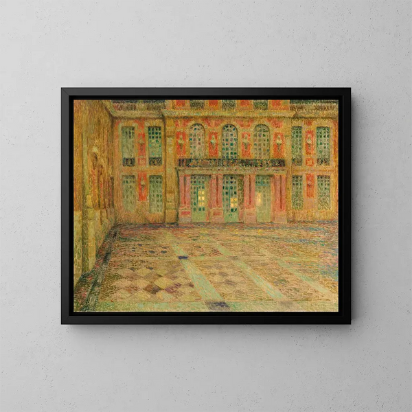 Cour d'Honneur de Versailles - Henri Le Sidaner — quadro incorniciato alla parete