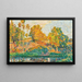Sul fiume - Henri Lebasque — quadro incorniciato alla parete