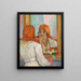 Davanti allo specchio - Henri Lebasque — quadro incorniciato alla parete