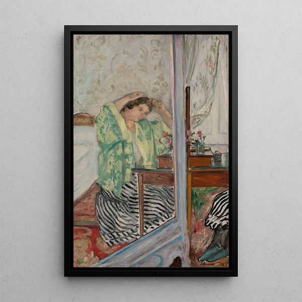 Femme à sa toilette - Henri Lebasque — quadro incorniciato alla parete