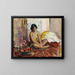 L'Égyptienne au plateau de fruits - Henri Lebasque — quadro incorniciato alla parete