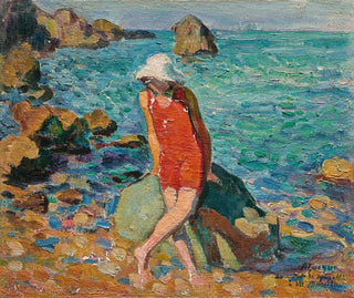 Nono al bordo del mare - Henri Lebasque — vista dell’opera