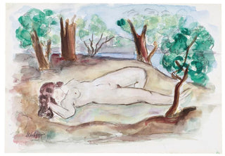 Henri Lebasque - Nu couch dans un paysage SaintTropez.webp