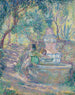 Saint - Tropez, due giovani ragazze alla fontana - Henri Lebasque — vista dell’opera