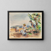su terrazza - Henri Lebasque — quadro incorniciato alla parete