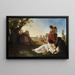 Allégorie della vita umana - Henri Lehmann — quadro incorniciato alla parete