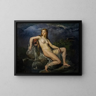 La Source ou l'Eau - Henri Lehmann — quadro incorniciato alla parete