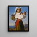 Mariuccia - Henri Lehmann — quadro incorniciato alla parete