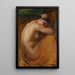 Studio di nudo femminile - Henri Lehmann — quadro incorniciato alla parete