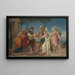 Tobie porta la sua fidanzata Sarah alla casa del suo padre Tobit - Henri Lehmann — quadro incorniciato alla parete