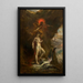 Œdipe vainc le Sphinx - Henri Léopold Lévy — quadro incorniciato alla parete