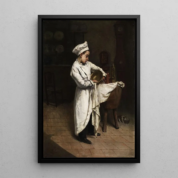 Garçon de cuisine - Henri Louis Aimé Pottin — quadro incorniciato alla parete