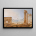 Vista del Foro con l'arco di Settimio Severo - Henri Lévêque — quadro incorniciato alla parete