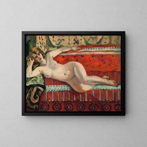 L'odalisque Grenouillette - Henri Manguin — quadro incorniciato alla parete