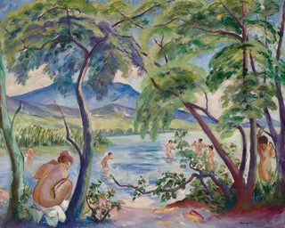 Paesaggio con bagnanti - Henri Manguin — vista dell’opera