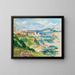 Vista sulla Ponche, Saint-Tropez - Henri Manguin — quadro incorniciato alla parete
