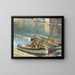 Barques à Collioure - Henri Martin — quadro incorniciato alla parete