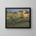 Binage in un giardino a Labastide-du-Vert - Henri Martin — quadro incorniciato alla parete