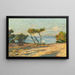 Bord de Mer aux Pins - Henri Martin — quadro incorniciato alla parete