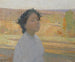 Busto di una giovane ragazza con una corona di alloro - Henri Martin — vista dell’opera