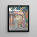 Il Cristo e la Samaritana - Henri Martin — quadro incorniciato alla parete