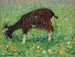 Capra in un campo di fiori - Henri Martin — vista dell’opera