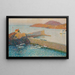 Collioure, la cappella sulla diga - Henri Martin — quadro incorniciato alla parete