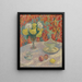 Dahlias al sole - Henri Martin — quadro incorniciato alla parete