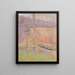 Nel nebbia - Henri Martin — quadro incorniciato alla parete