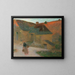 Derniers raggi, una fattoria nel Lot - Henri Martin — quadro incorniciato alla parete