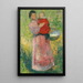 Femme portant dans ses bras un enfant en rouge - Henri Martin — quadro incorniciato alla parete