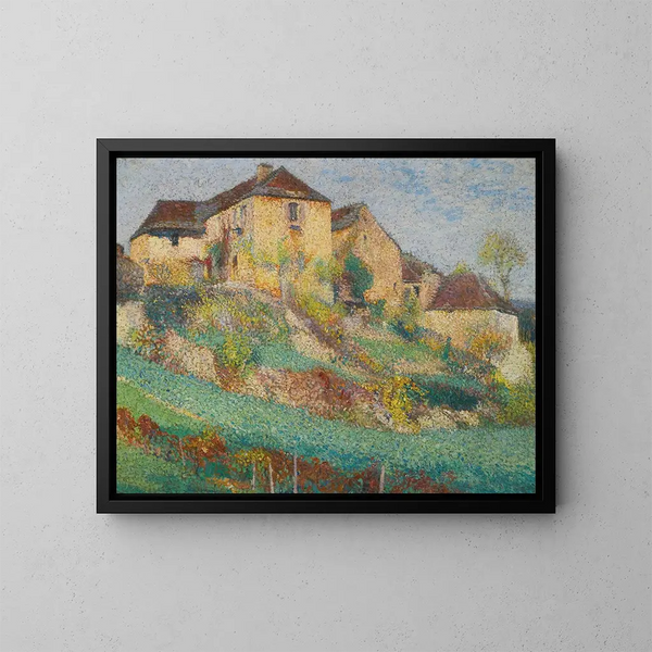 La Grande Maison de la Combe Labastide-du-Vert - Henri Martin — quadro incorniciato alla parete
