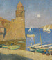 La Tour de Collioure lever de lune - Henri Martin — vista dell’opera