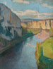 La Vallée du Lot près de Saint-Cirq-Lapopie - Henri Martin — vista dell’opera