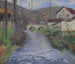 L'école et le ponte sul verde Labastide-du-Vert - Henri Martin — vista dell’opera