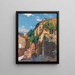 Maisons à Collioure - Henri Martin — quadro incorniciato alla parete