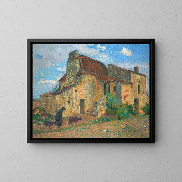 Paesaggio di campagna - Henri Martin — quadro incorniciato alla parete