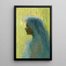 Profil au voile - Henri Martin — quadro incorniciato alla parete