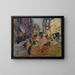 Scène di strada - Henri Martin — quadro incorniciato alla parete