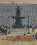 Una delle fontane di Place de la Concorde, Parigi - Henri Martin — vista dell’opera