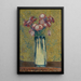 Vase di fiori - Henri Martin — quadro incorniciato alla parete