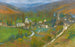 Vista generale di Labastide-du-Vert dalla sommità del parco di Marquayrol - Henri Martin — vista dell’opera