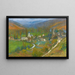 Vista generale di Labastide-du-Vert dalla sommità del parco di Marquayrol - Henri Martin — quadro incorniciato alla parete