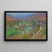 Vista generale di Labastide-du-Vert dalla sommità del parco di Marquayrol - Henri Martin — quadro incorniciato alla parete
