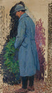Studio per il monumento ai caduti L'uomo con una corona funebre di alloro - Henri Martin — vista dell’opera