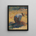 Studio per La Raccolta - Henri Martin — quadro incorniciato alla parete