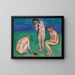 Bagni con una tartaruga - Henri Matisse — quadro incorniciato alla parete